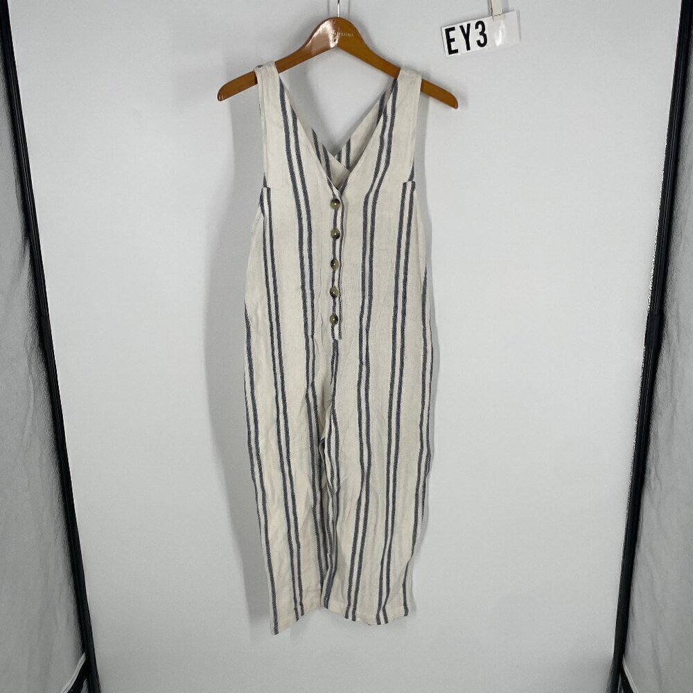 NWT Urban Outfitters striped jumpsuit sz S